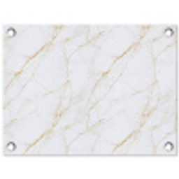 Wit - Marmer - Goud - Luxueus tuinposter los doek klein 239 -3d
