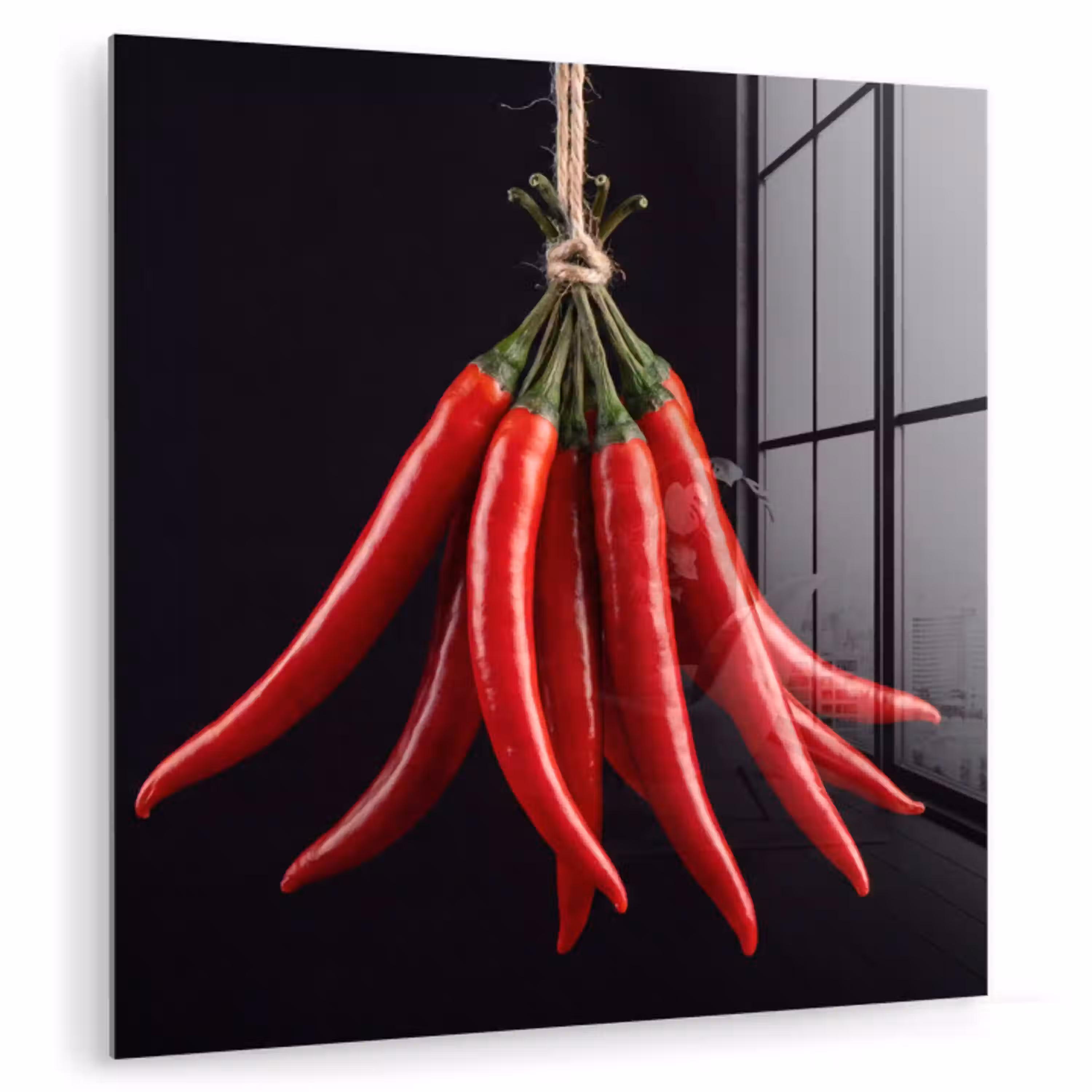 Rode peper - Eten plexiglas 5mm klein -zzzproduct_nieuw