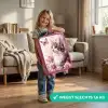 Kat - Paars - Vlinders - Bloemen Kinderkoffer - Roze klein -sfeer2_NL