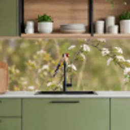 Putter - Bloesem - Lente - Natuur - Kleurrijk keuken achterwand 2 middel -sfeer3