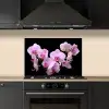 Orchidee - Bloemen - Roze - Flora keuken achterwand spatscherm klein -sfeer1