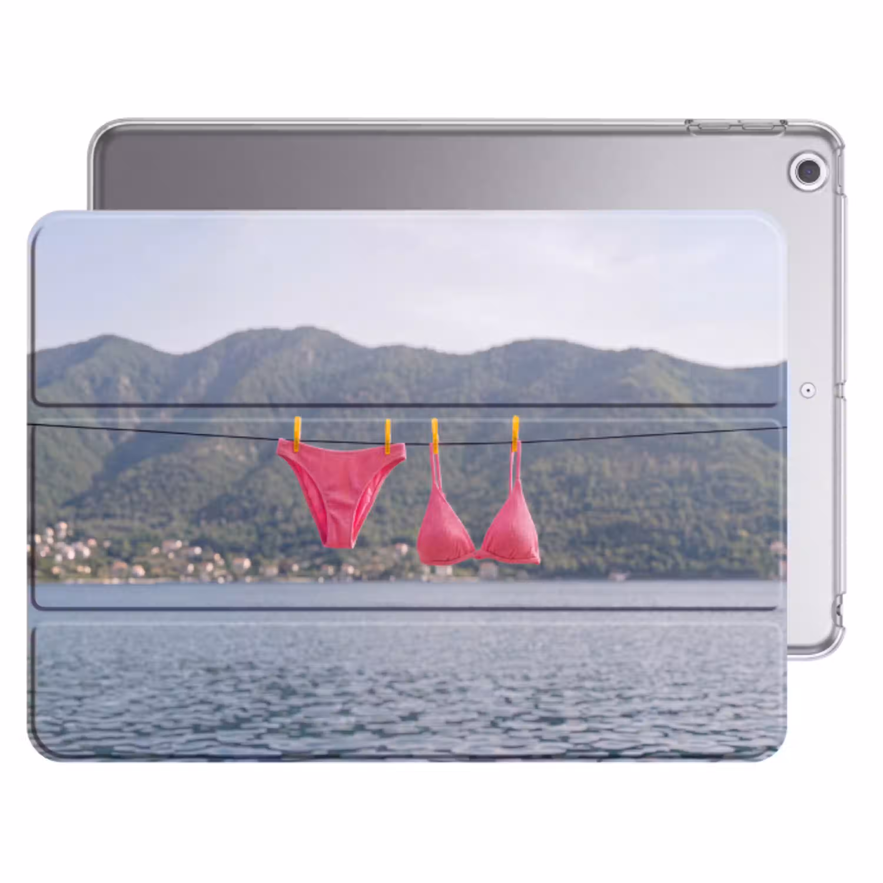 Kleding - Badkleding - Waslijn - Zomer - Roze Apple iPad 2017 middel -threedimensional_3d_global