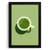 Minimalistisch - Kopjes - Matcha -Groen KitchenYeah - Keuken - Fotolijst klein -3d