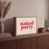 Tekst - Modern - Strepen Light Box met batterij (Wandlamp) middel -sfeer2