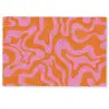 Patroon - Roze - Oranje - Abstract - Modern Deurmat klein -zkaufland3d