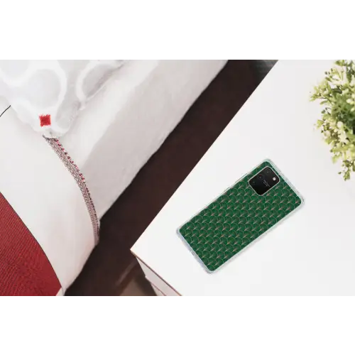 Patroon - Groen - Goud - Symmetrisch Telefoonhoesje Samsung Galaxy S10 Lite klein 364 -kamerS10Lite