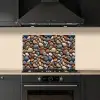Kleuren - Matte - Stenen keuken achterwand spatscherm klein 900 -sfeer1
