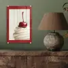 Cupcake - Kers - Rood plexiglas 5mm klein -sfeer3