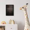 Hout - Grillige nerven fotolijst zwart zonder passe partout klein -usfeer4_kinderkamer
