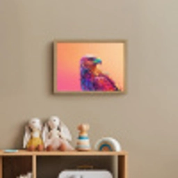 Arend - Vogel - Kleurrijk - Dier Light Box met batterij (Wandlamp kind) middel -sfeer2_kind