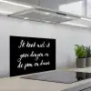 Ik kook niet - Spreuken - Koken - Humor - Quotes keuken achterwand spatscherm klein -3d_schuin