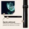 Bladeren - Bloem - Glazen - Donkerblauw Inductie beschermer vinyl 3mm middel -zzzzzzz-induclip_ES