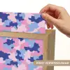 Camouflage - Patroon - Donkerblauw Light Box met kabel (Kinderlampje) klein -USP_websiteprintNL
