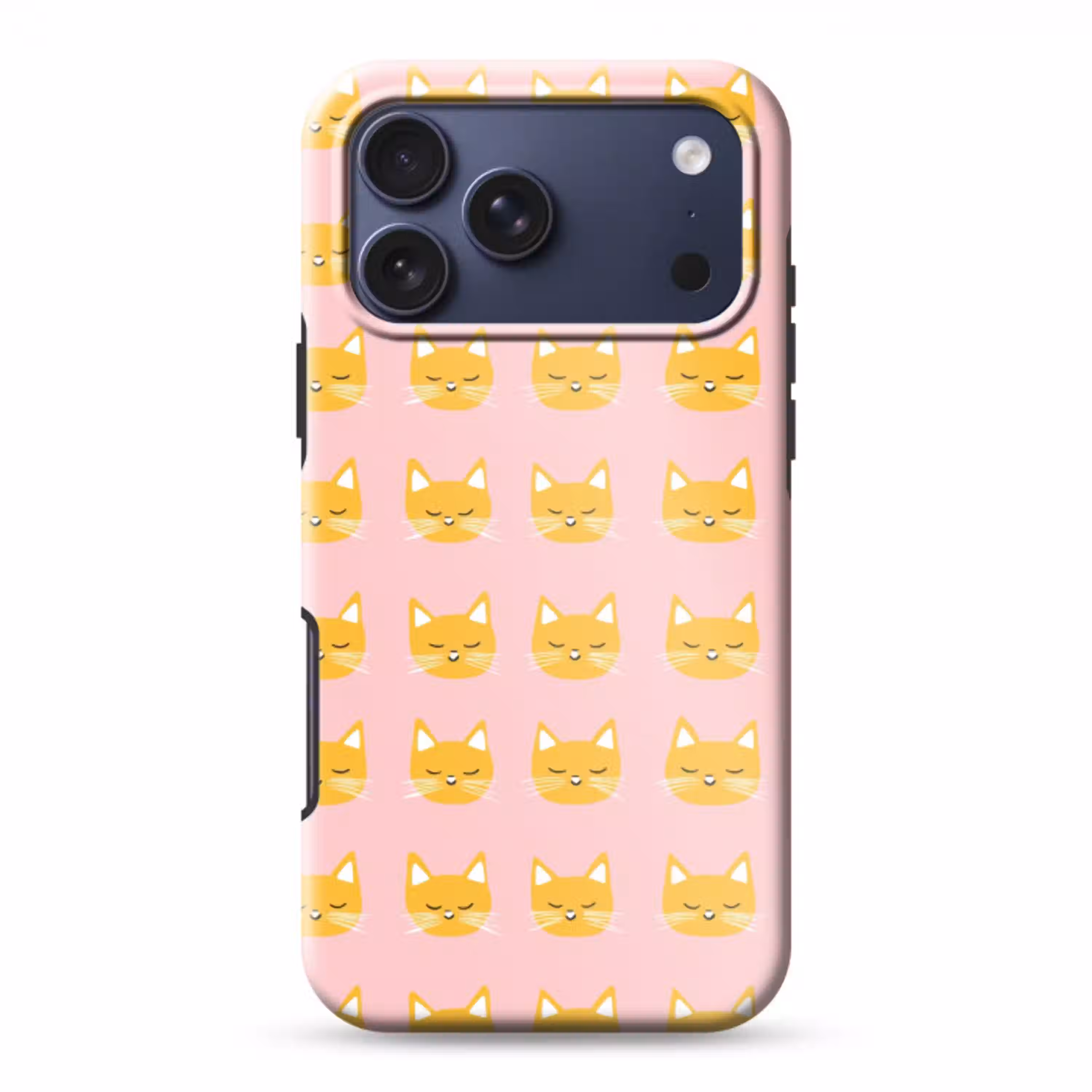 Katten - Patroon - Roze Toughcase MagSafe Apple iPhone 17 Pro Max klein 1019 -3d