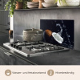Kokosnoot - Stilleven - Water - Zwart - Fruit keuken achterwand spatscherm klein -usp_DE