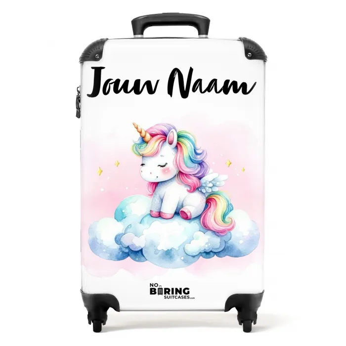 Wolkjeswandelaar NBS - Handbagage koffer - Kinderen Unisex middel -productfoto_recht