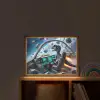 Dino - Ruimte - Jongens Light Box met batterij (Wandlamp kind) middel -sfeer1_kind