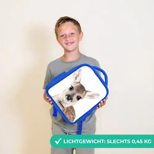 Bambino Kinderrugzak - Blauw middel -sfeer1_NL