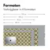 Tegel - Dessin - Groen Muismat XXL klein 681 -sfeer5