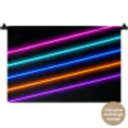 Esthetiek - Retro - Neon Wandkleed katoen klein -t3d_DE