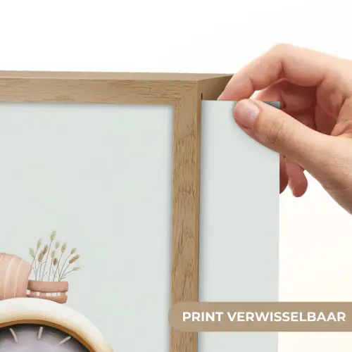 Vintage - Tractor - Pastel Light Box met batterij (Wandlamp kind) middel -USP_websiteprintNL