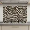 Zebra - Klassiek - Zwart keuken achterwand spatscherm klein 900 -3d_website