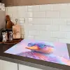 Eend - bril - Pastel Inductie beschermer vinyl 3mm klein -sfeer3