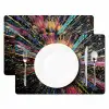 Explosie - Goud - Kleurrijk - Abstract Placemat vinyl groot -zzsfeer2_Kitchenyeah-website