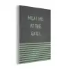 Quote - Groen - Grill - Zomer PET vilt klein -3d