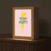 Why not - Bliksem - Roze Light Box met kabel (Tafellamp) klein -z3d_website