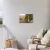 Druiven - Wijngaard - Zonlicht Tuinposter op houten frame 2 cm dik klein -sfeer1