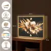 Bloemen - Goud - Graffiti - Zwart - Abstract Light Box met batterij (Wandlamp) middel -USP_websiteoverzichtNL