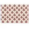Botanisch - Patroon - Bordeaux Deurmat klein 898 -zkaufland3d