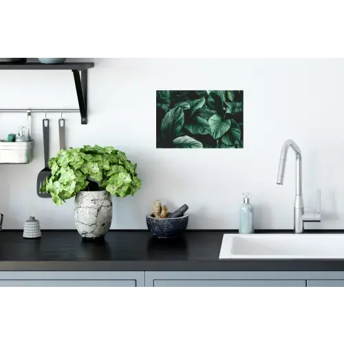 Jungle - Bladeren - Tropisch - Planten - Natuur Muursticker klein -keuken