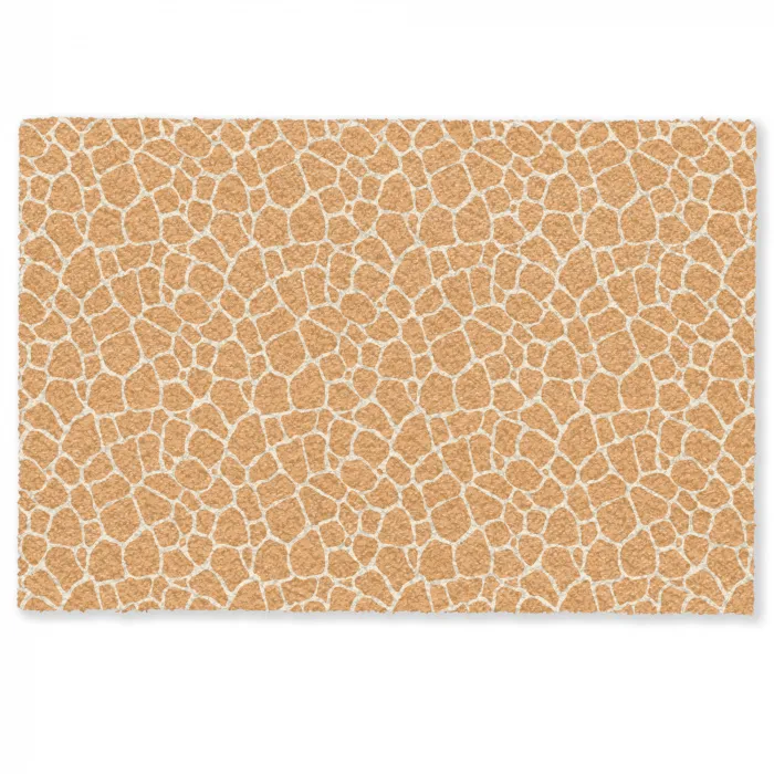 Giraf - Oranje - Patroon Deurmat klein 898 -zkaufland3d