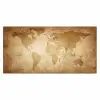Wereldkaart - Vintage - Papyrus Muismat XXL klein -3d_leeg