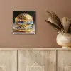 Delftsblauw - Goud - Burger plexiglas 5mm klein -sfeer5
