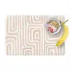 Decoratief - Labyrint - Beige Placemat vinyl groot -zzzproduct_Kitchenyeah-website