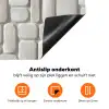 Reliëf - Structuur - Wit Inductie beschermer vinyl 3mm klein 276 -zzzzzzz-td-onderkant