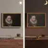 Willem van Oranje - Schilderij - Oude meesters - Kunst Light Box met batterij (Wandlamp) middel -sfeer3