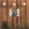 Geometrisch - Strakke vormen - Kleurrijk tuinposter los doek klein -sfeer1