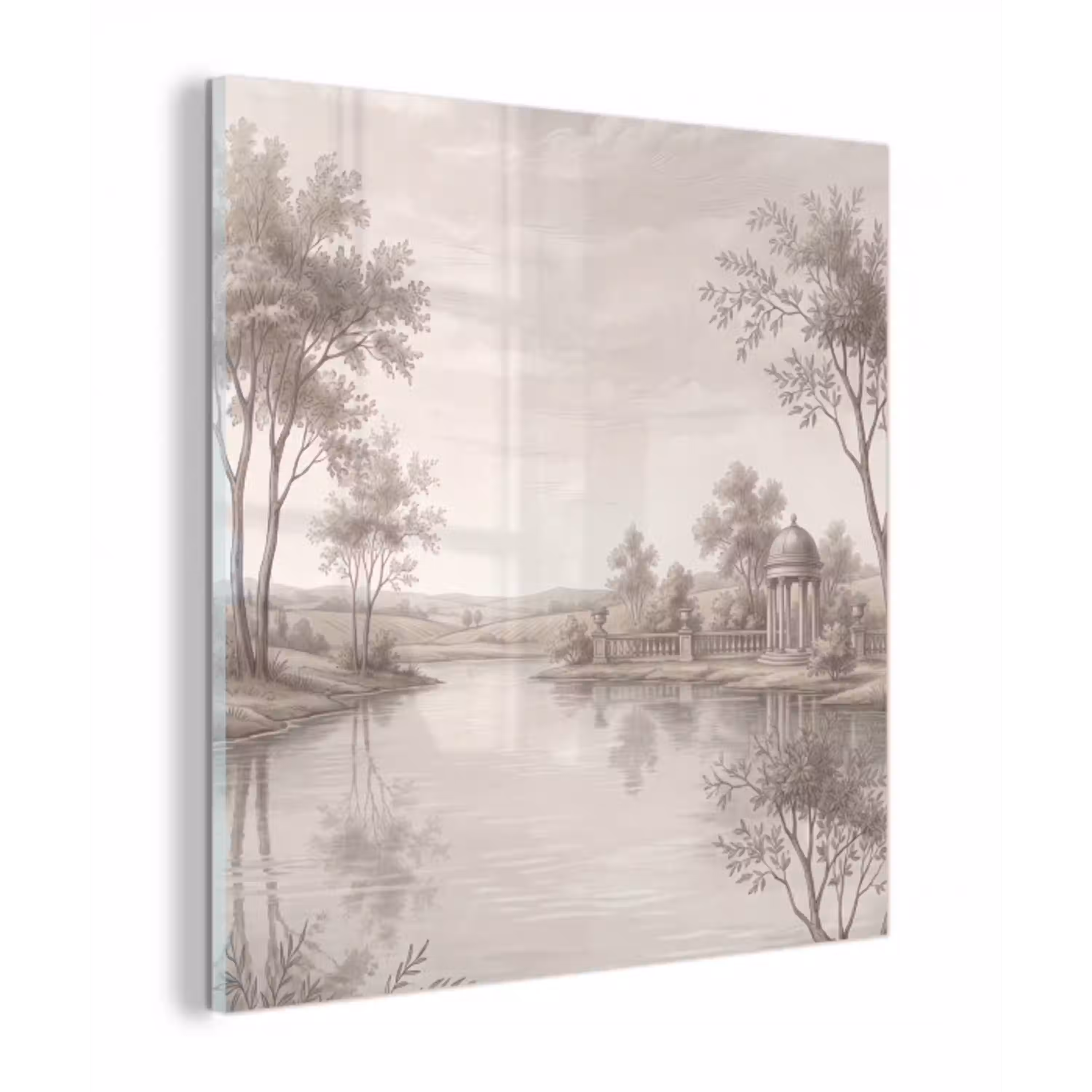 Terras - Water - Natuur - Landschap plexiglas 5mm klein -z3d