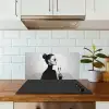 Vrouw - Champagne - Modern keuken achterwand spatscherm klein -sfeer2