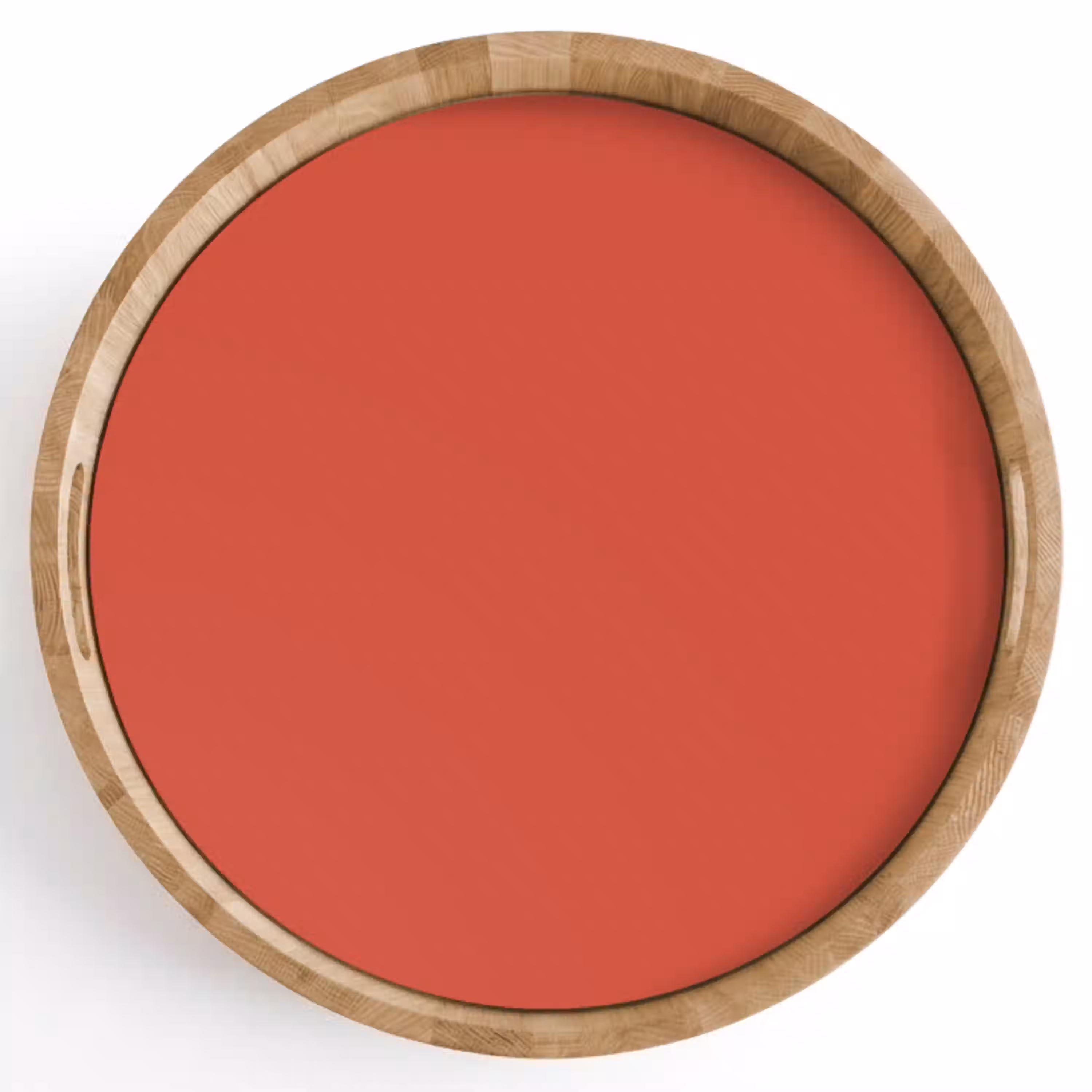 Brick - Red - Rood Dienblad Rond middel 914 -z3d_shopping