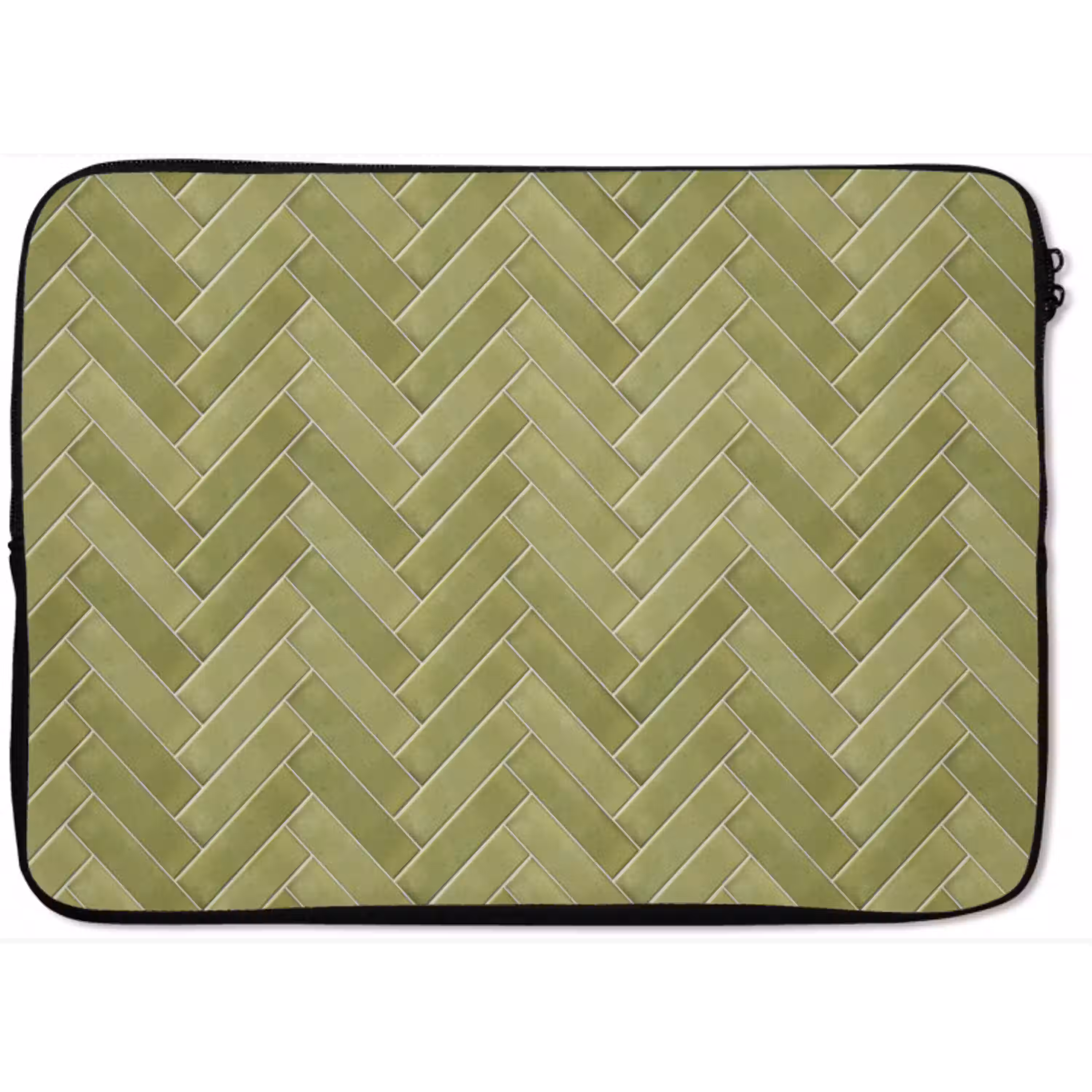 Visgraat - Wandtegel - Olijfgroen laptophoes neopreen klein 279 -zkaufland3dotto