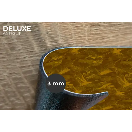 Goud - Vogels - Patroon Placemat vinyl groot 368 -closeup