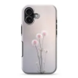 Bloemen - Bollen - Roze Toughcase MagSafe Apple iPhone 17 klein -3d