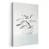 Vissen - Water - Wit KitchenYeah - Keuken - Canvas klein -3d