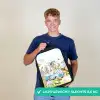 Busje met dino's Rugzak - Zwart middel -sfeer7_NL