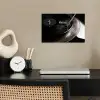 Close-up - Vinylplaat - Platenspeler - Zwart poster papier klein -sfeer1